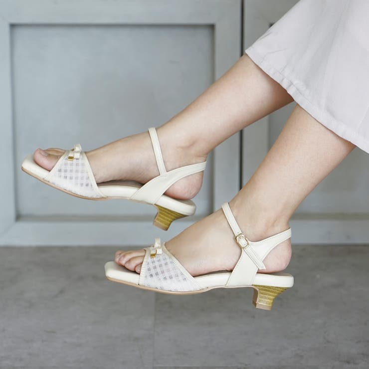 日本製 グログランリボン チュール レース サンダル | SHOE FANTASY | 詳細画像35 