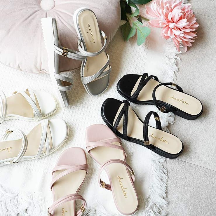 日本製 カジュアル 2way ベルト サンダル ローヒール ぺたんこ | SHOE FANTASY | 詳細画像16 