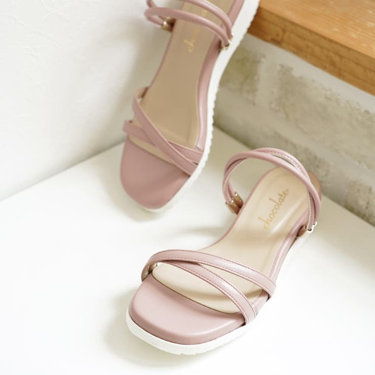 日本製 カジュアル 2way ベルト サンダル ローヒール ぺたんこ | SHOE FANTASY | 詳細画像49 