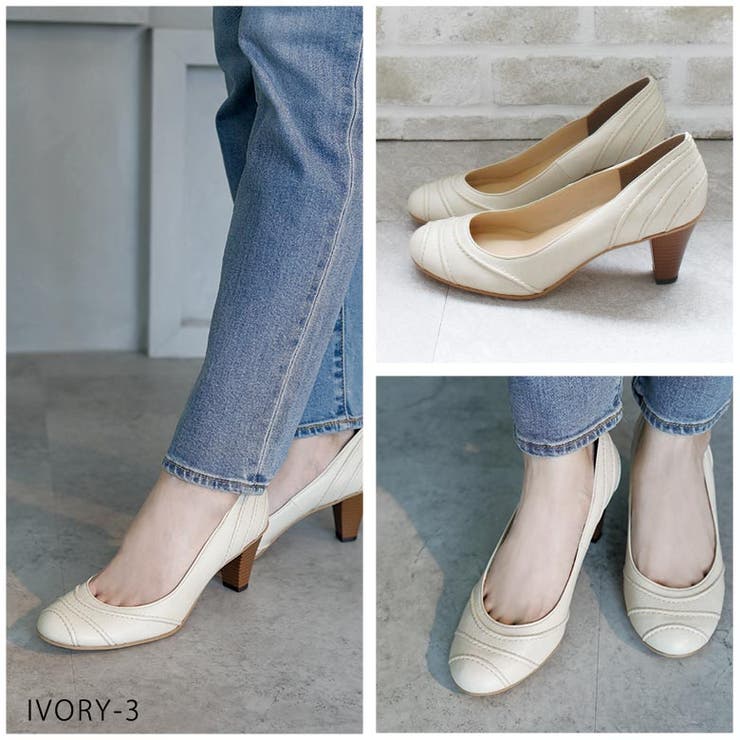 日本製 シンプルステッチパンプス 結婚式 | SHOE FANTASY | 詳細画像8 