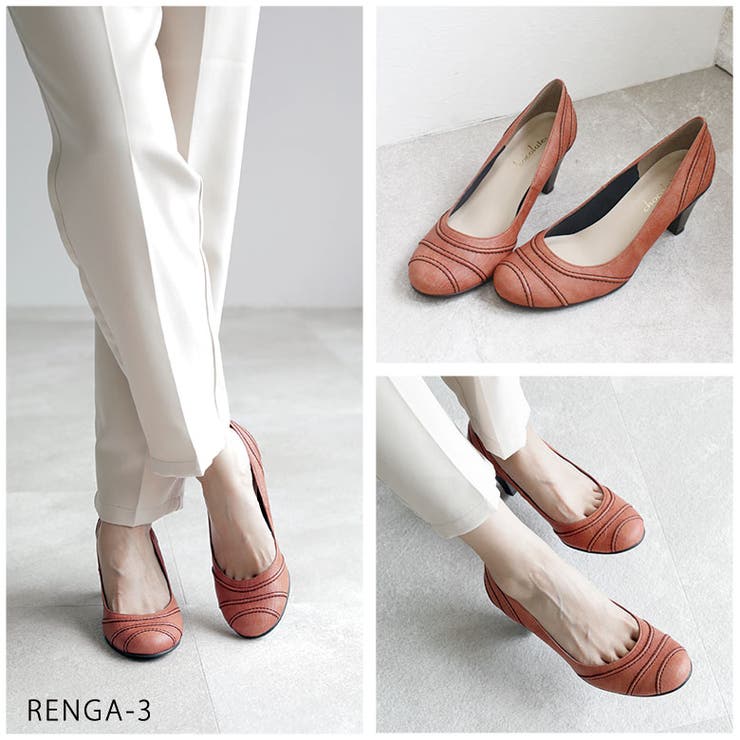 日本製 シンプルステッチパンプス 結婚式 | SHOE FANTASY | 詳細画像10 