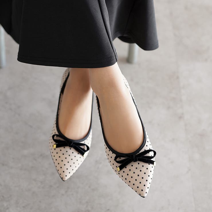 日本製 ドットチュール バレエシューズ | SHOE FANTASY | 詳細画像27 