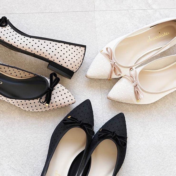 日本製 ドットチュール バレエシューズ | SHOE FANTASY | 詳細画像2 