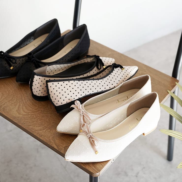 日本製 ドットチュール バレエシューズ | SHOE FANTASY | 詳細画像5 