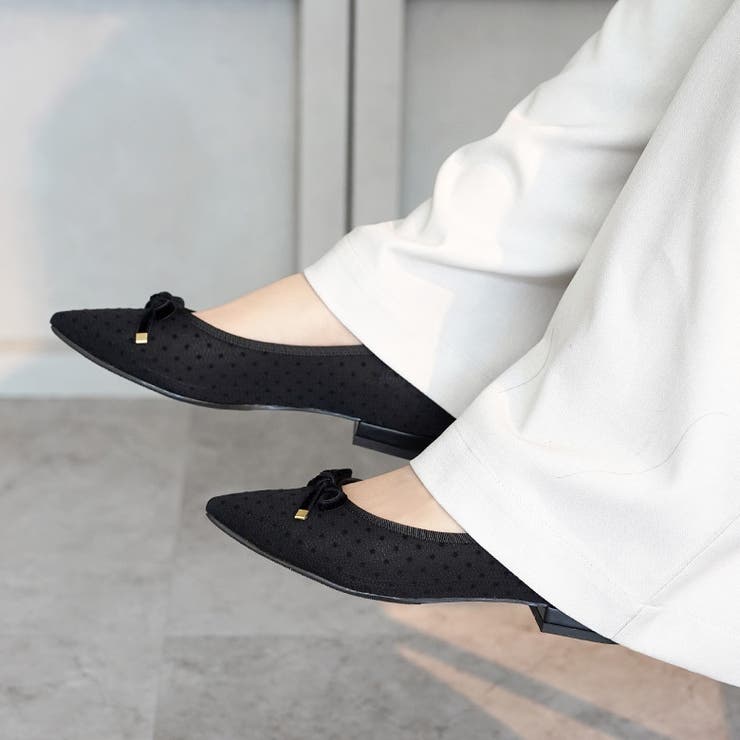 日本製 ドットチュール バレエシューズ | SHOE FANTASY | 詳細画像15 