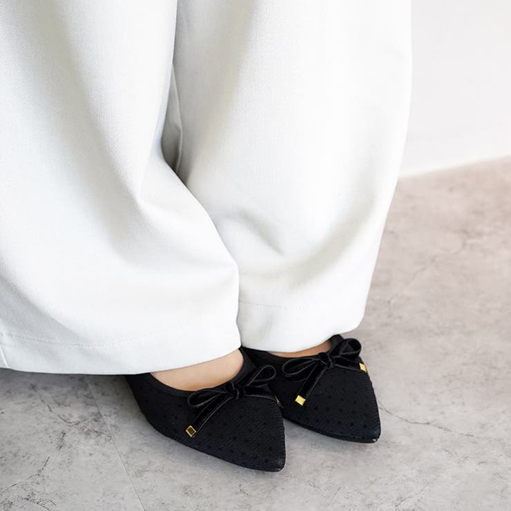 日本製 ドットチュール バレエシューズ | SHOE FANTASY | 詳細画像16 