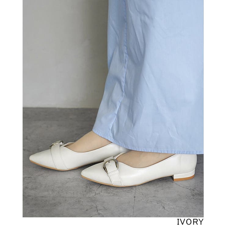 日本製 ポインテッドトゥ バックル レインパンプス 晴雨兼用 | SHOE FANTASY | 詳細画像34 