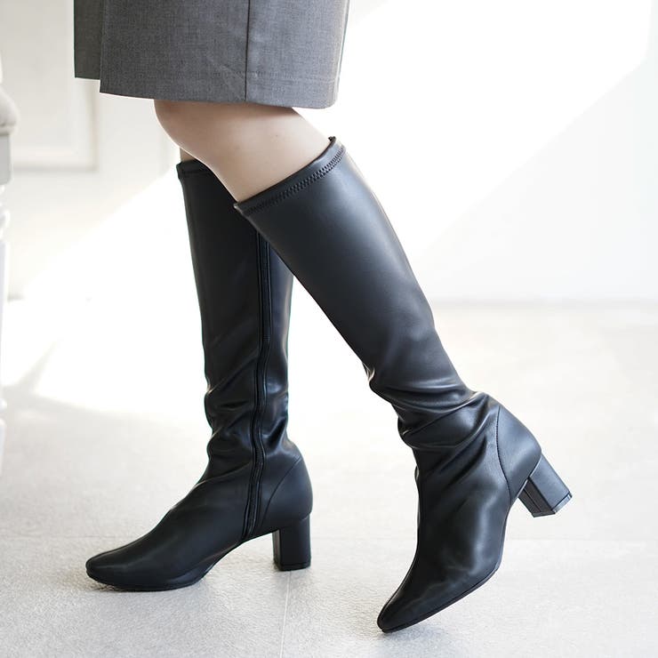 秋冬新作 日本製 スクエアトゥ | SHOE FANTASY | 詳細画像15 