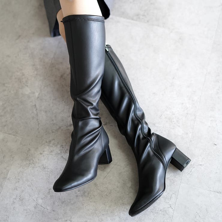 秋冬新作 日本製 スクエアトゥ | SHOE FANTASY | 詳細画像18 