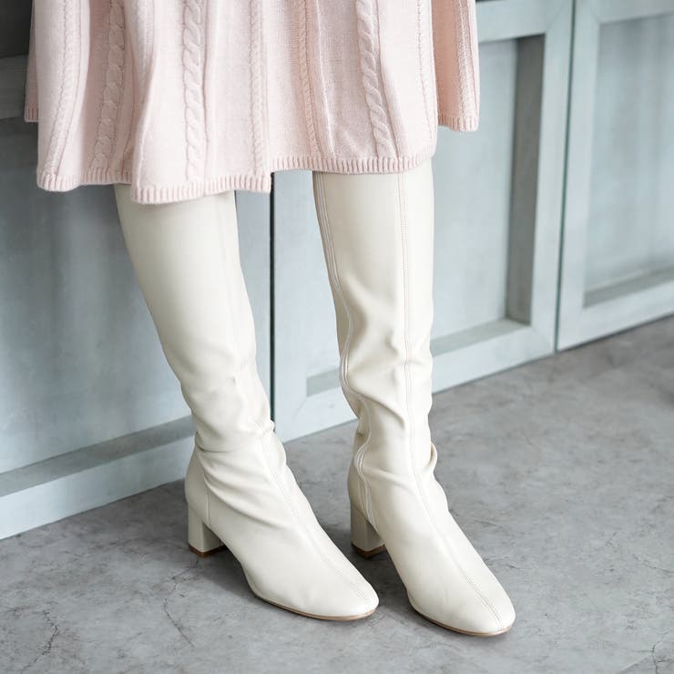 秋冬新作 日本製 スクエアトゥ | SHOE FANTASY | 詳細画像38 