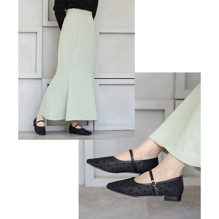 日本製 チュール メリージェーンパンプス | SHOE FANTASY | 詳細画像18 