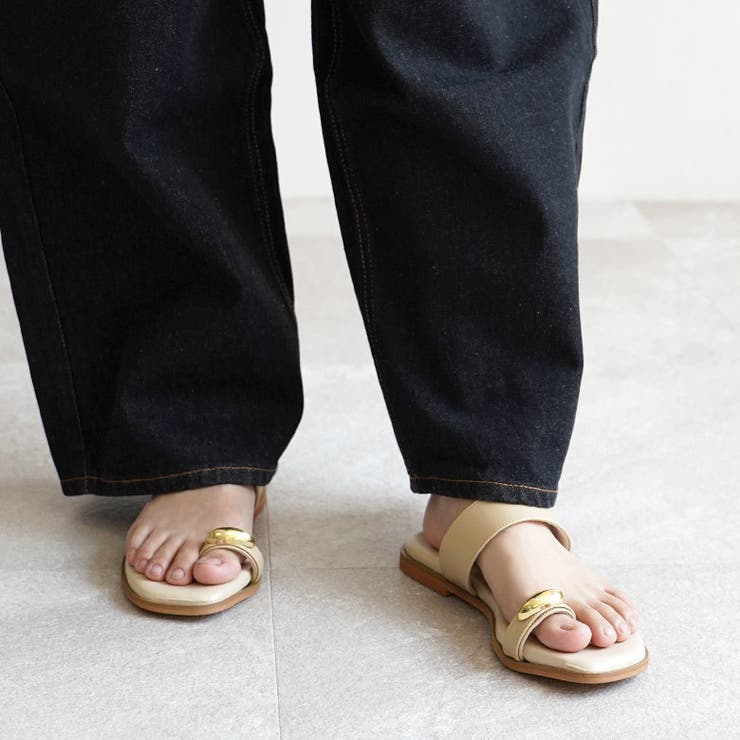 日本製 メタルリング トングサンダル ビーチサンダル ビーサン | SHOE FANTASY | 詳細画像45 