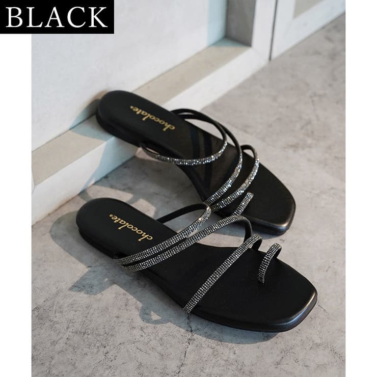 日本製 ビジューバンド ストラップサンダル ビーチサンダル ビーサン | SHOE FANTASY | 詳細画像13 