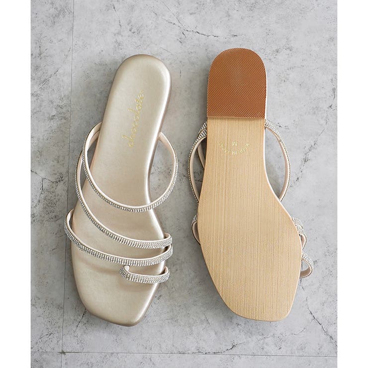 日本製 ビジューバンド ストラップサンダル ビーチサンダル ビーサン | SHOE FANTASY | 詳細画像23 