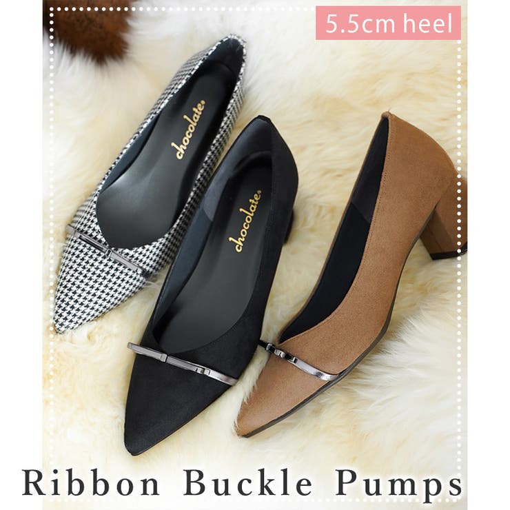 日本製 リボンバックル パンプス 晴雨兼用 レイン | SHOE FANTASY | 詳細画像2 