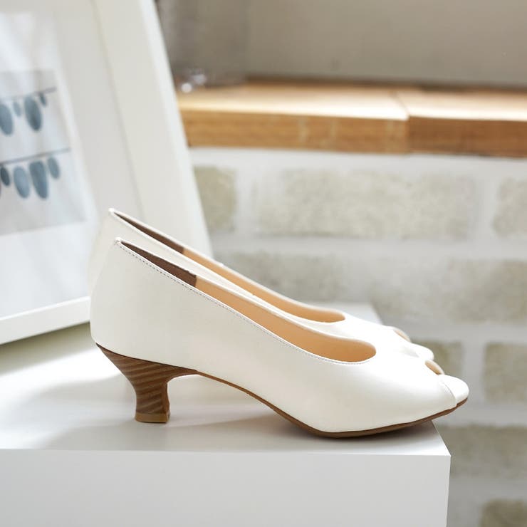オープントゥパンプス カラバリ豊富 ウエッジソール | SHOE FANTASY | 詳細画像16 