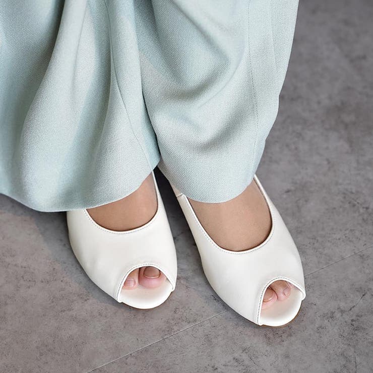 オープントゥパンプス カラバリ豊富 ウエッジソール | SHOE FANTASY | 詳細画像23 