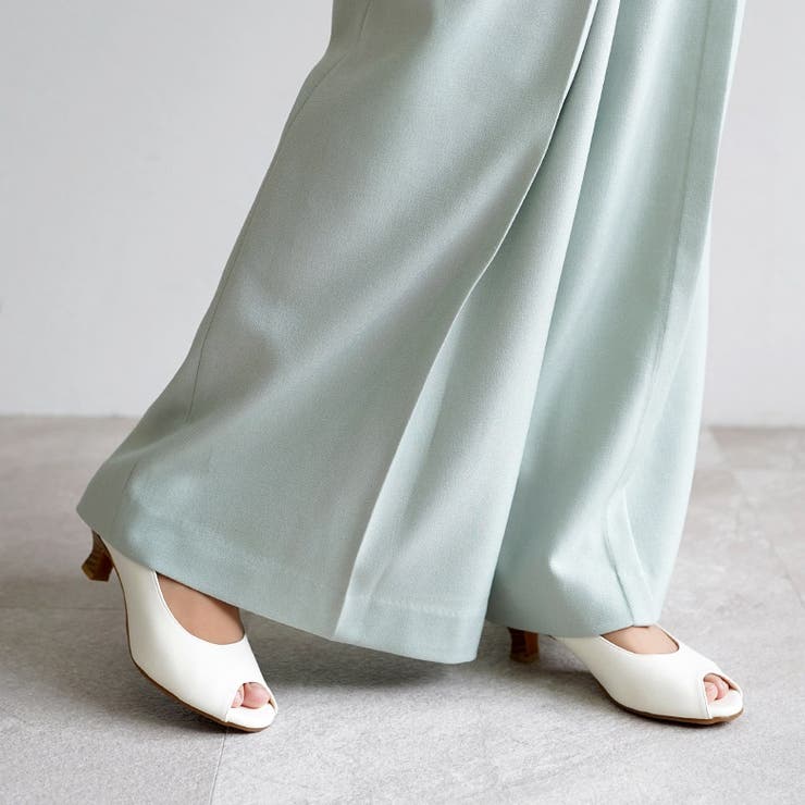 オープントゥパンプス カラバリ豊富 ウエッジソール | SHOE FANTASY | 詳細画像19 