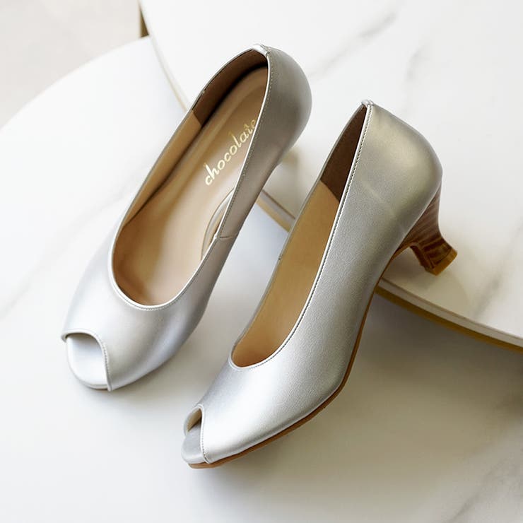 オープントゥパンプス カラバリ豊富 ウエッジソール | SHOE FANTASY | 詳細画像24 