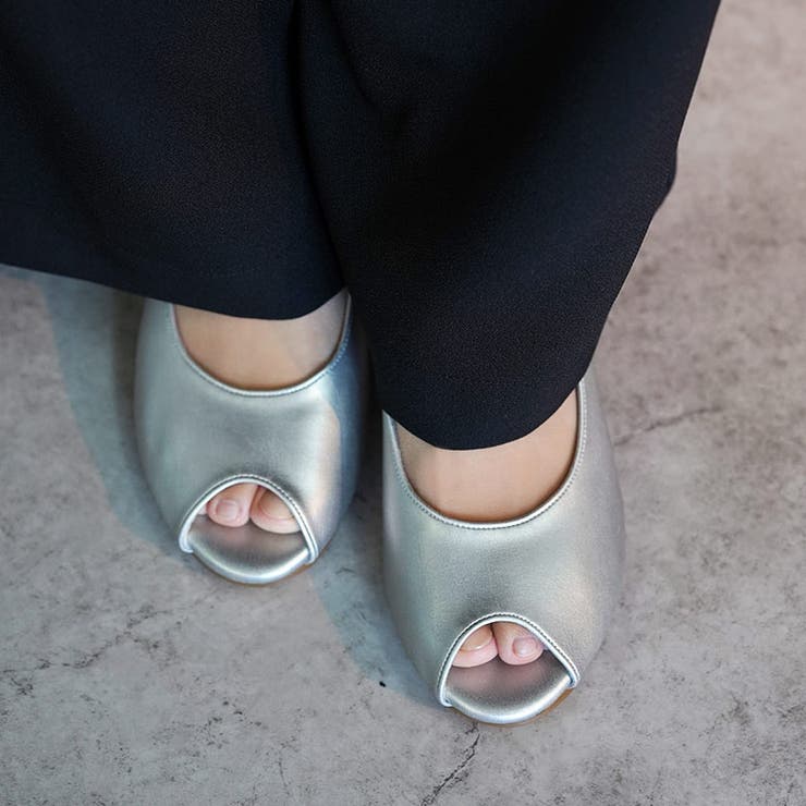 オープントゥパンプス カラバリ豊富 ウエッジソール | SHOE FANTASY | 詳細画像30 