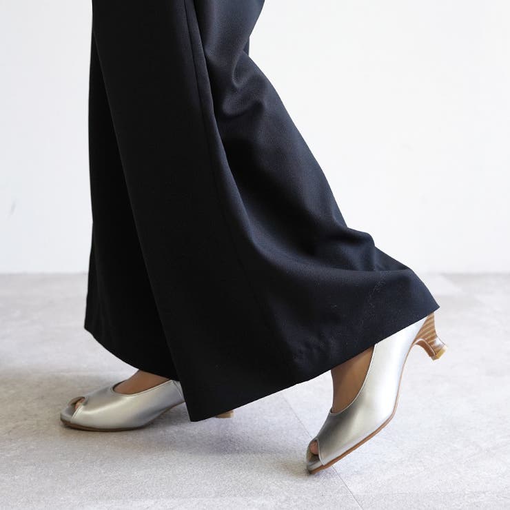 オープントゥパンプス カラバリ豊富 ウエッジソール | SHOE FANTASY | 詳細画像27 