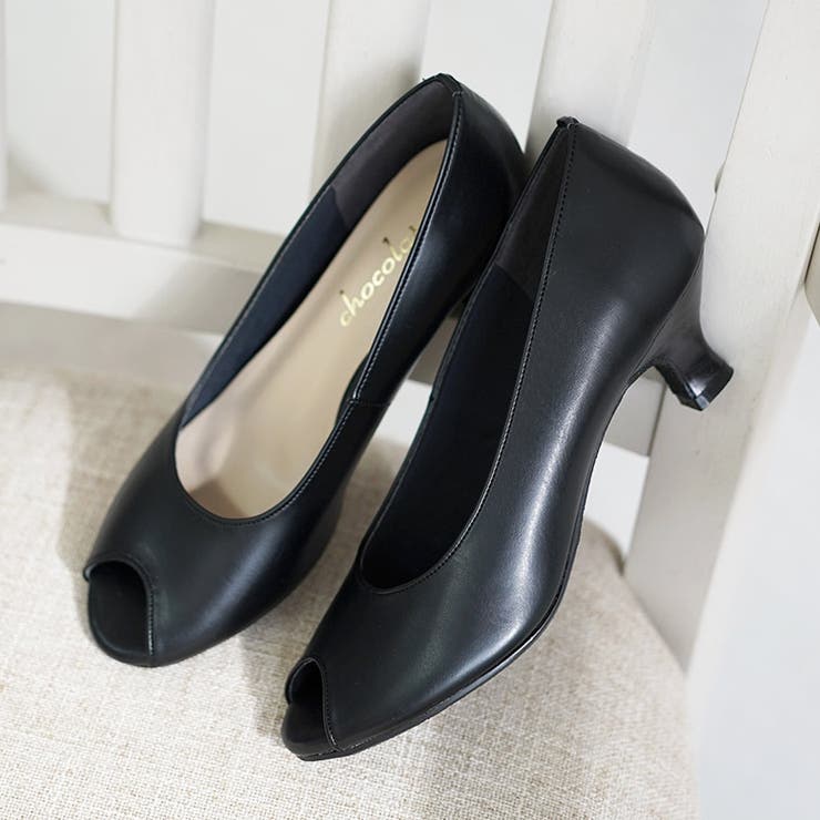 オープントゥパンプス カラバリ豊富 ウエッジソール | SHOE FANTASY | 詳細画像8 