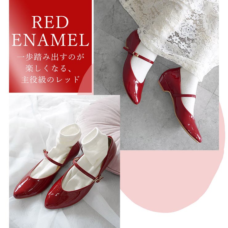 日本製 アーモンドトゥ ストラップ レインパンプス 晴雨兼用 | SHOE FANTASY | 詳細画像19 
