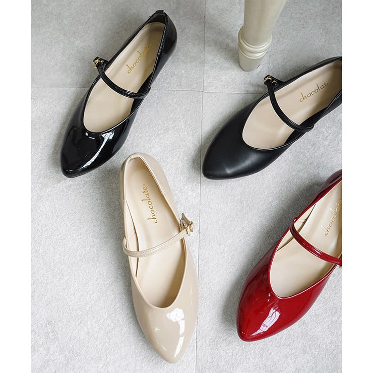 日本製 アーモンドトゥ ストラップ レインパンプス 晴雨兼用 | SHOE FANTASY | 詳細画像20 