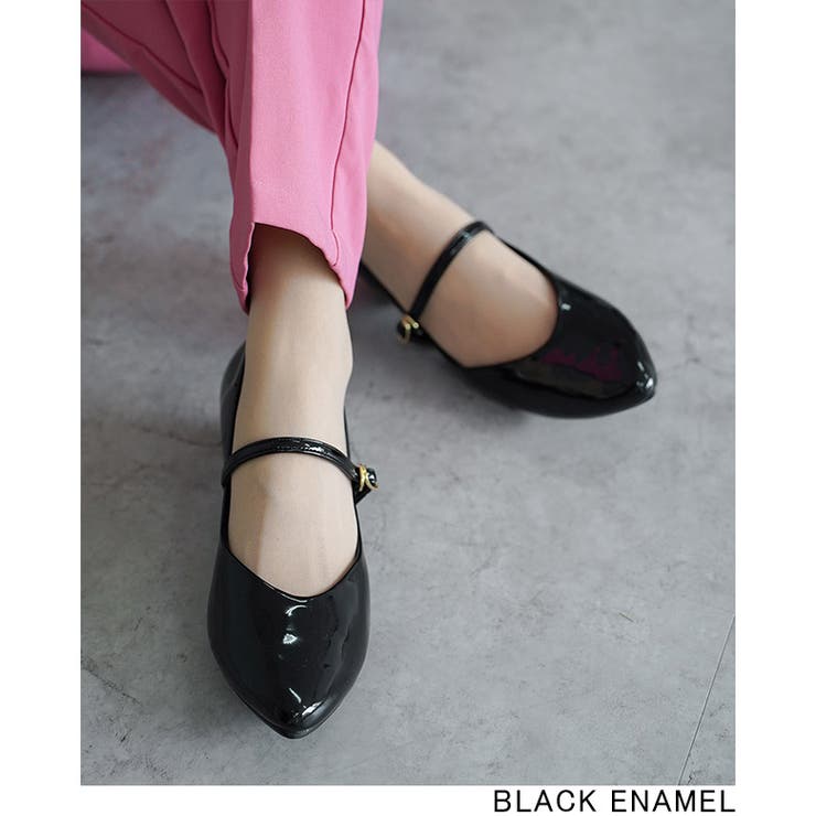 日本製 アーモンドトゥ ストラップ レインパンプス 晴雨兼用 | SHOE FANTASY | 詳細画像27 