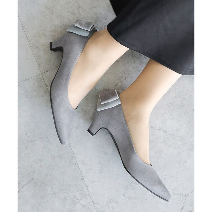 日本製 バックリボン スエード パンプス 晴雨兼用 レイン | SHOE FANTASY | 詳細画像22 