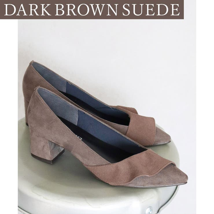 日本製 ポインテッドトゥ ラッフルフリル パンプス | SHOE FANTASY | 詳細画像20 