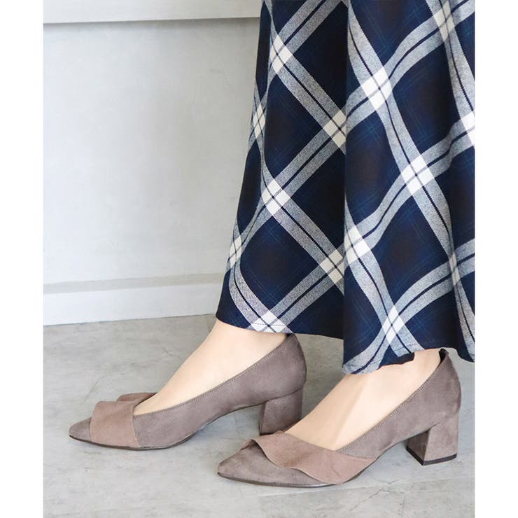 日本製 ポインテッドトゥ ラッフルフリル パンプス | SHOE FANTASY | 詳細画像24 