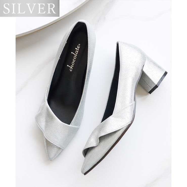 日本製 ポインテッドトゥ ラッフルフリル パンプス | SHOE FANTASY | 詳細画像26 