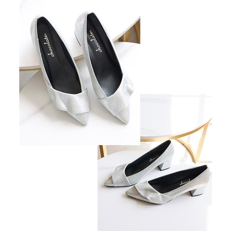 日本製 ポインテッドトゥ ラッフルフリル パンプス | SHOE FANTASY | 詳細画像30 