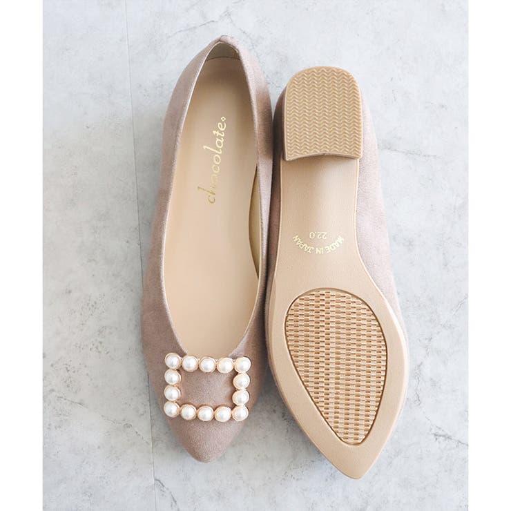 日本製 アーモンドトゥ パールバックル パンプス  | SHOE FANTASY | 詳細画像30 