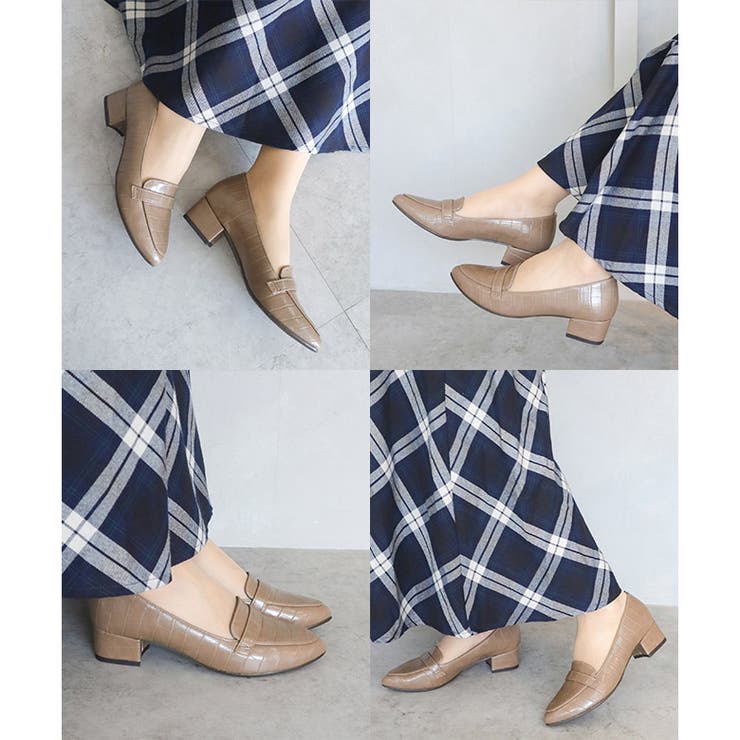 日本製 アーモンドトゥ ローファー パンプス 晴雨兼用 レイン | SHOE FANTASY | 詳細画像22 
