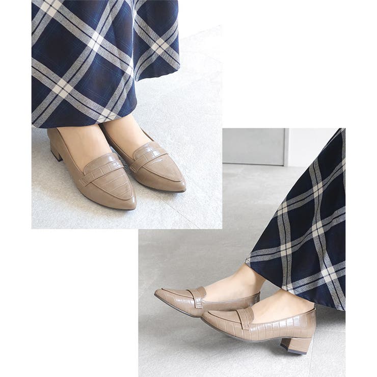 日本製 アーモンドトゥ ローファー パンプス 晴雨兼用 レイン | SHOE FANTASY | 詳細画像24 