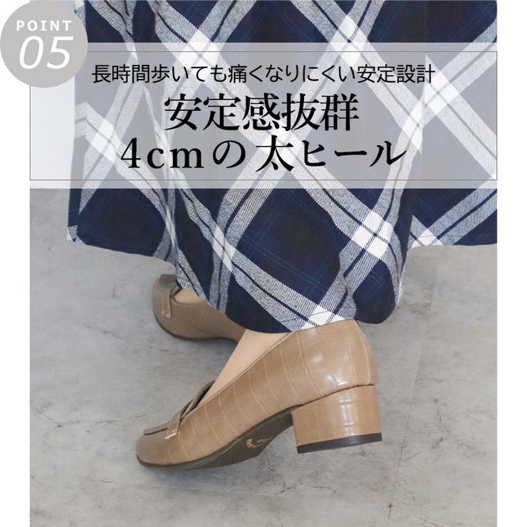 日本製 アーモンドトゥ ローファー パンプス 晴雨兼用 レイン | SHOE FANTASY | 詳細画像10 