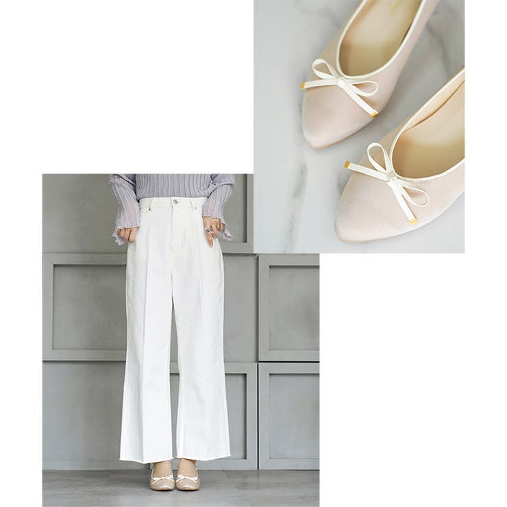 日本製 サテン バレエパンプス 晴雨兼用 レイン | SHOE FANTASY | 詳細画像30 