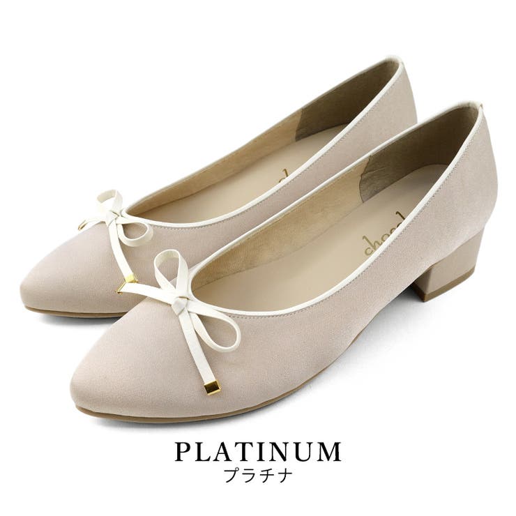 プラチナ | 日本製 サテン バレエパンプス 晴雨兼用 レイン | SHOE FANTASY