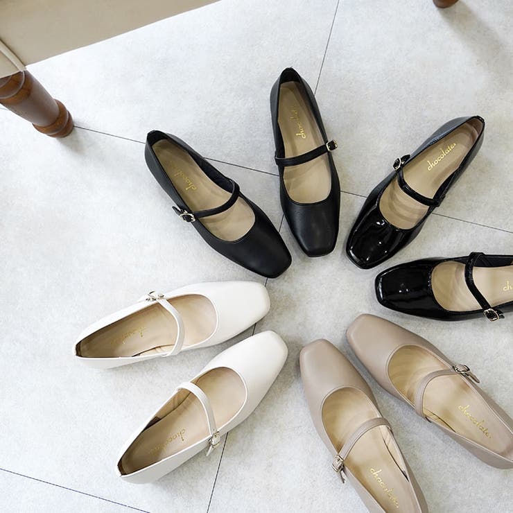 日本製 幅広 ストレッチスクエアパンプス | SHOE FANTASY | 詳細画像24 