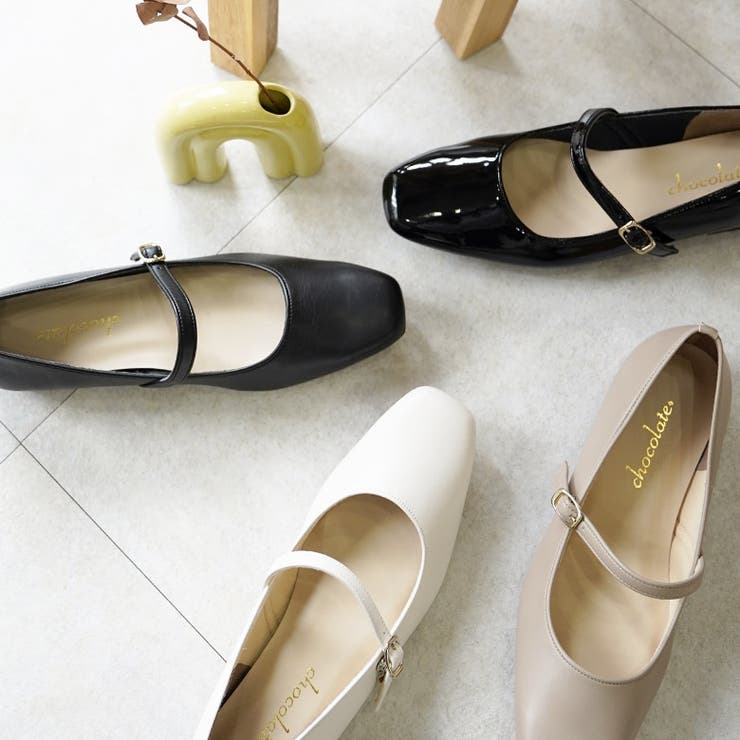 日本製 幅広 ストレッチスクエアパンプス | SHOE FANTASY | 詳細画像27 