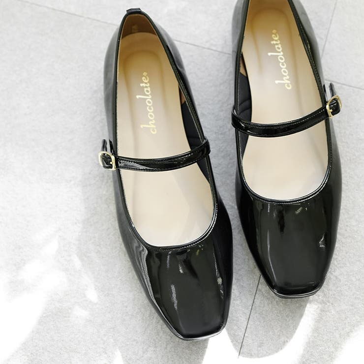 日本製 幅広 ストレッチスクエアパンプス | SHOE FANTASY | 詳細画像10 