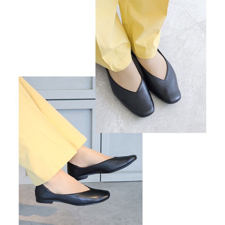 日本製 スクエアVカットパンプス 1 | SHOE FANTASY | 詳細画像23 