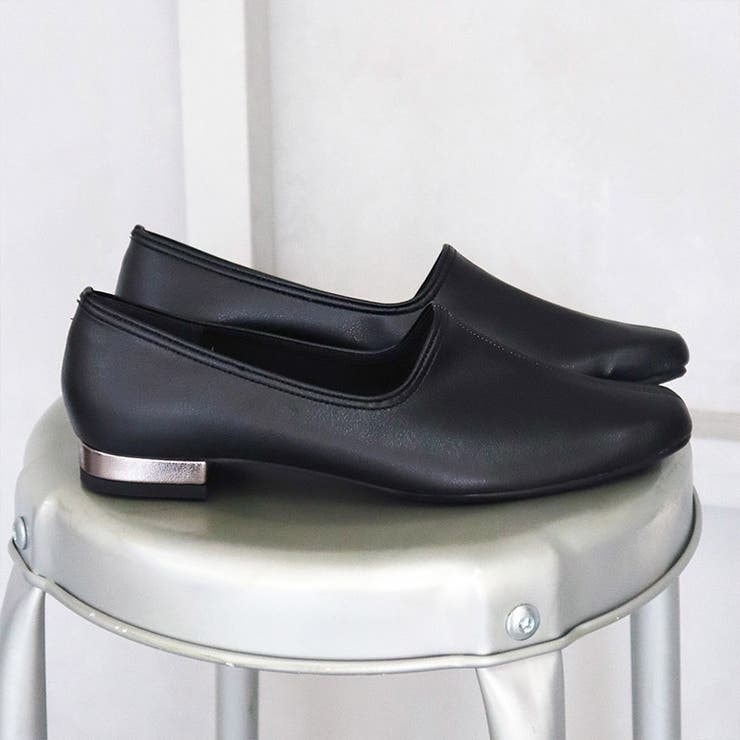 日本製 ストレッチ シンプル スリッポン ローヒール 幅広 | SHOE FANTASY | 詳細画像7 