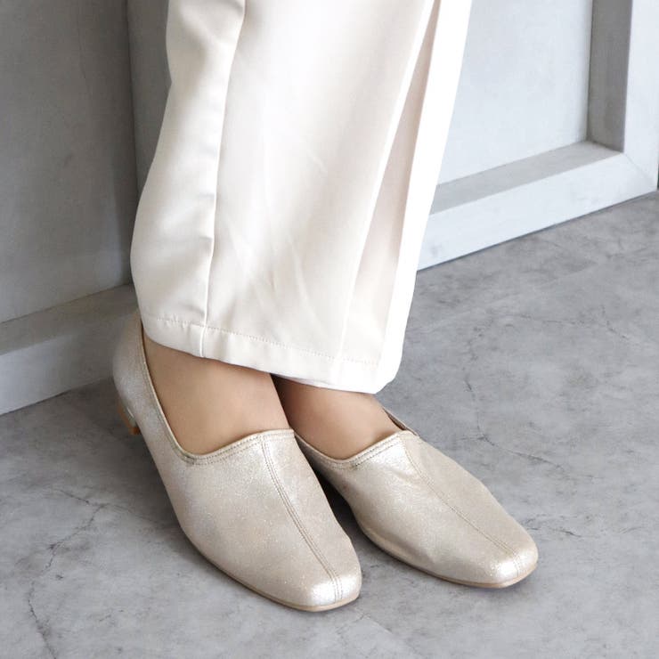 日本製 ストレッチ シンプル スリッポン ローヒール 幅広 | SHOE FANTASY | 詳細画像16 