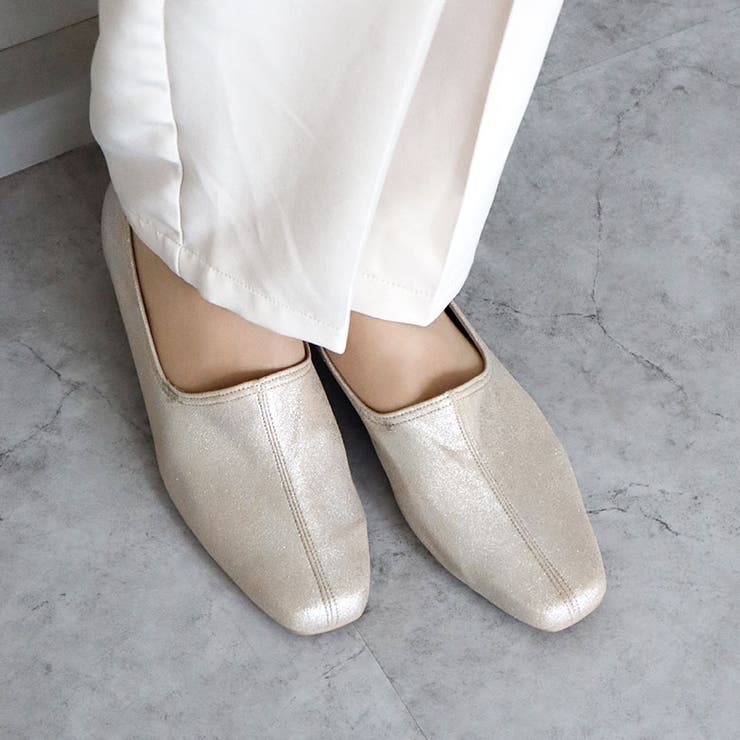 日本製 ストレッチ シンプル スリッポン ローヒール 幅広 | SHOE FANTASY | 詳細画像17 