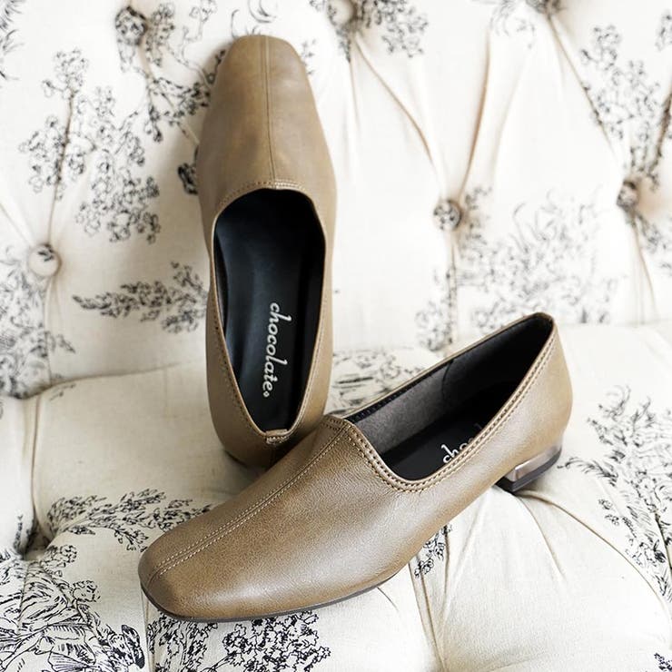 日本製 ストレッチ シンプル スリッポン ローヒール 幅広 | SHOE FANTASY | 詳細画像21 