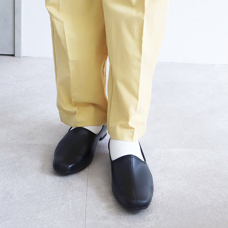 日本製 ストレッチ シンプル スリッポン ローヒール 幅広 | SHOE FANTASY | 詳細画像10 