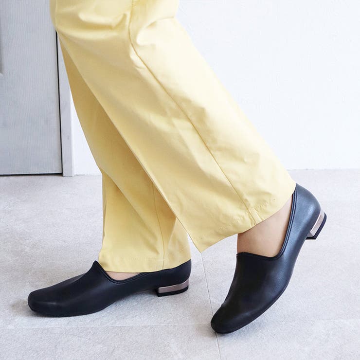 日本製 ストレッチ シンプル スリッポン ローヒール 幅広 | SHOE FANTASY | 詳細画像11 